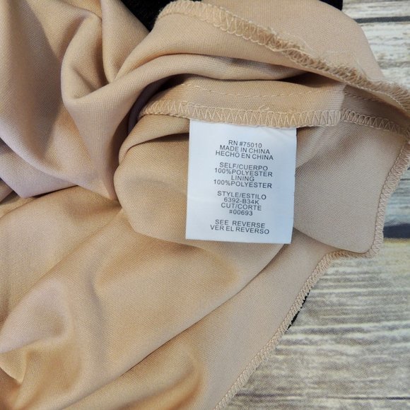 Jodi Kristopher Black Lace Cutout Belted Dress - Picture 7 of 7